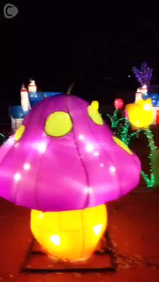 としまえんにポップでレトロなイルミネーションを見に行こう*(^o^)/*