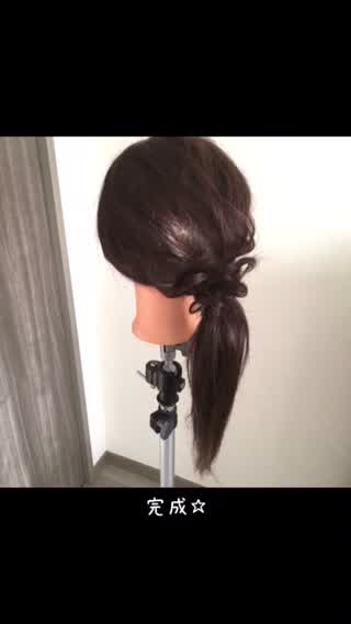 可愛いポニーテールminastyle