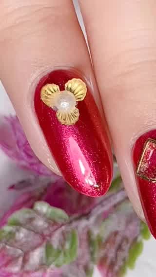 夏に買ったシェルパーツで♡一年中使える簡単&上品なフラワーパーツ