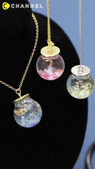 DIY Night Sky Dome Necklace
