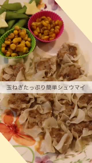 玉ねぎたっぷり簡単シュウマイ