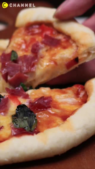 Pizza dari Yogurt dan Tepung