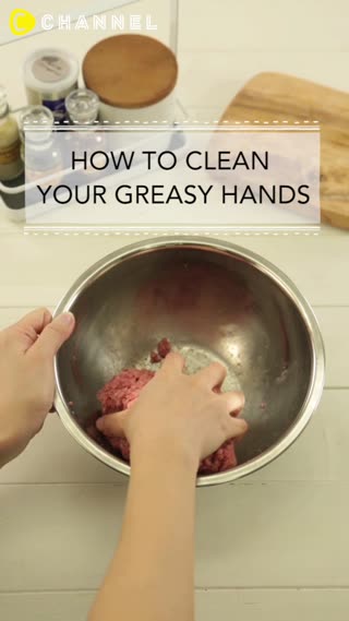 How to Clean Your Greasy Hands. 
