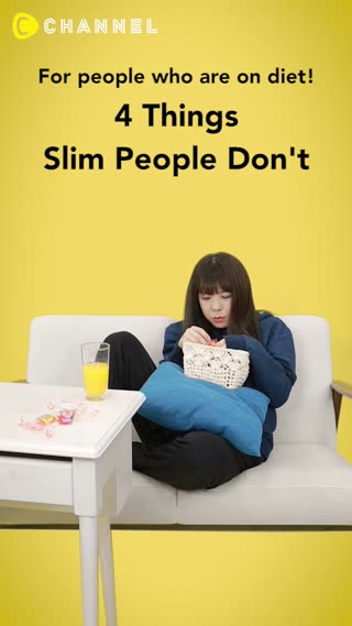 4 Things Slim People Don't