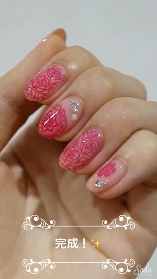 簡単！スタンプでセルフネイル◎