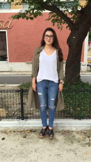 【松藤見菜子】福岡の秋先取りカジュアルコーデ♡