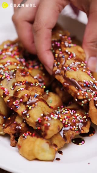 Pisang Goreng Nugget Cokelat