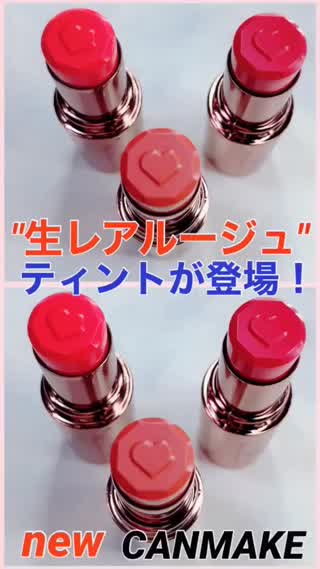 【CANMAKE春新作】バズったリップにティントが登場♡