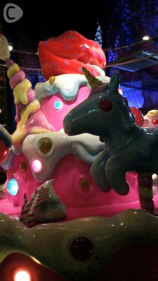 彩色義大利麵！in原宿可愛怪獸咖啡