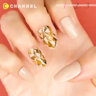 Handmade parts! Mixed color sheet nail