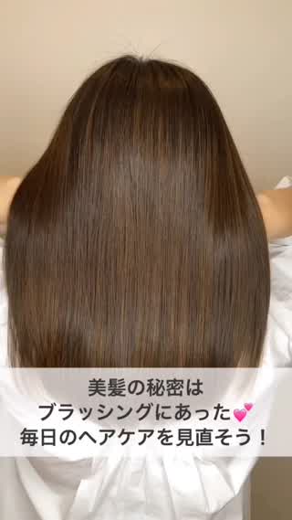 美髪になる為のブラッシング講座