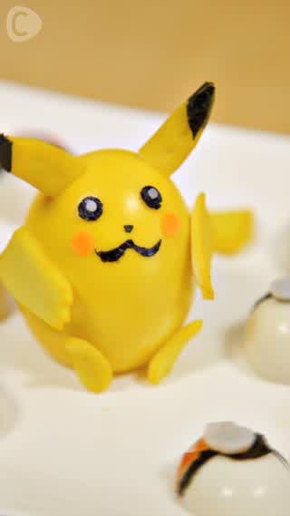 Making Pikachu boiled egg!?