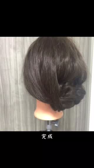 セルフ浴衣ヘアアレンジ