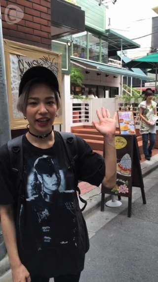 Unaのパパイヤたっぷりのパンケーキ　原宿〜Eggs'n Things〜