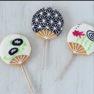 団扇クッキー⭐︎金魚模様