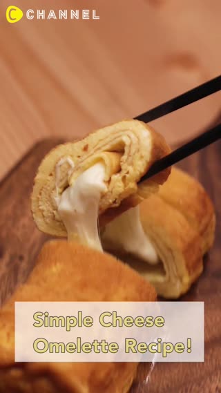 Simple Cheese Omelette Recipe!