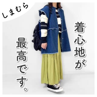 【しまむら】着心地楽ちん♡マルチボーダーニット