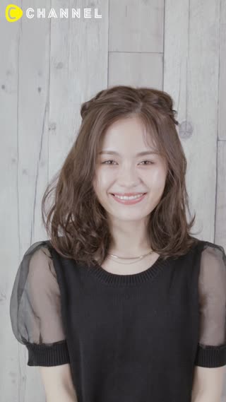 デートにオススメ♡抜け感ハーフアップ