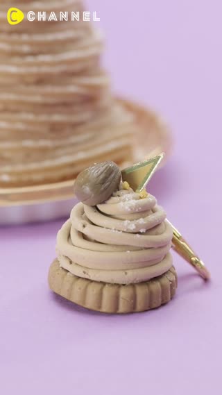 DIY Mini Mont Blanc Cake