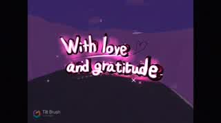 VR Art BirthdayMessage!