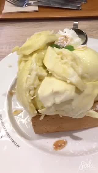 Durian Sticker Rice Toast 