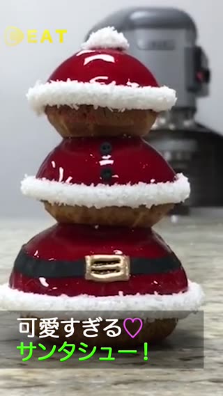 可愛いすぎる♡ サンタシュー！