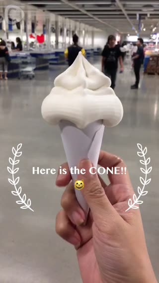 Enjoy softserve at IKEA :D