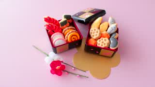 おせち料理のアイシングクッキー