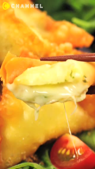 やっぱりもちもちが好き♡皮はパッリパリ！中はもっちもちーず♪