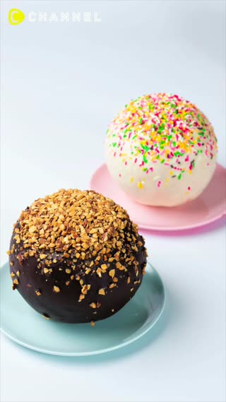 หมั่นโถวทอด ราดซอสช็อกโกแลต