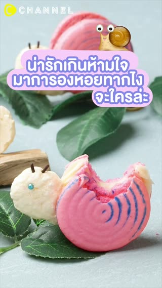 น่ารักเกินห้ามใจ มาการองหอยทากไงจะใครล่ะ
