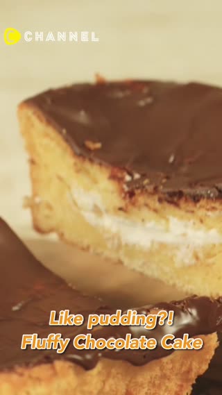 Fluffy Chocolate Pudding Cake🍮