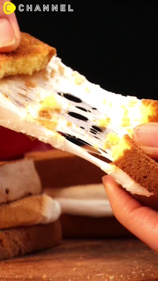 香香酥酥♡夾心又QQ軟軟的蜂蜜蛋糕三明治