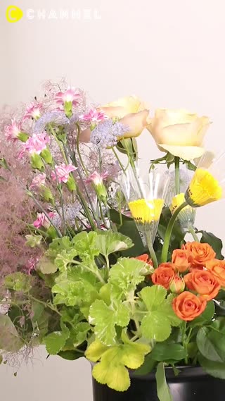 花束自己包～超華麗的手工花束