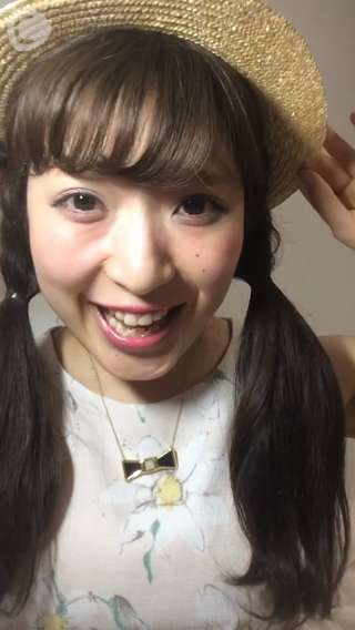 編み込みツインで帽子アレンジ！