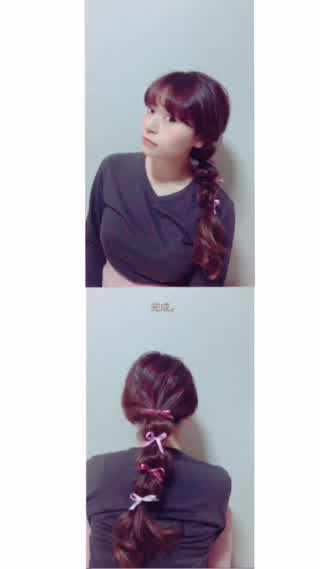 簡単ローポニアレンジ！たまねぎヘア♡