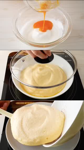 卵1個でできる！ふわふわミートソースチーズオムレツ