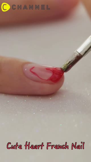 เฟรนช์เนลน่ารักมุ้งมิ้งลายหัวใจ