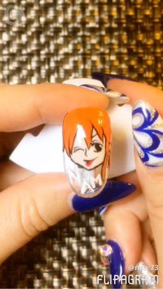 【痛ネイルシリーズ！】ONE PIECEのナミさん