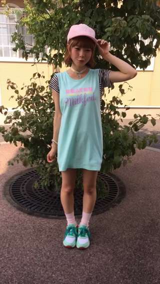 milkfed♡POCHI自創連衣裙搭配