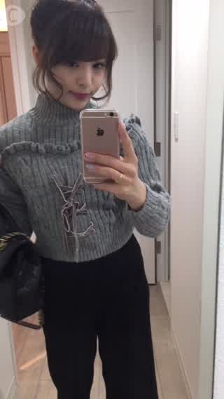 今日の冬コーデ(*^_^*)楽ちんニットであったかスタイル