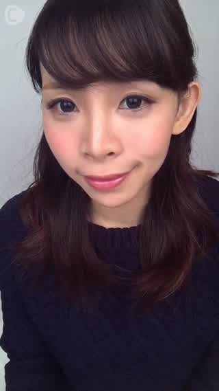 有朝氣橘色妝容 mfc腮紅&mfc美發色唇膏