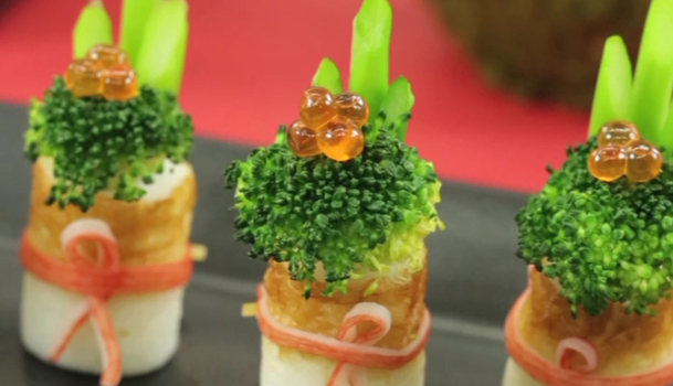 新年のパーティーに 食べれる 可愛い門松 C Channel