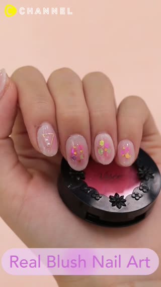 Real Blush Nail Art