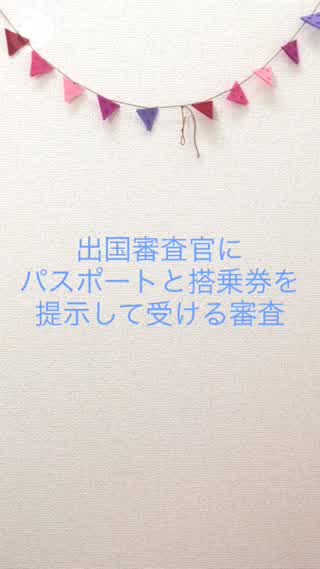 passport Control【出国審査】