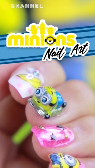 Minions Nail Art