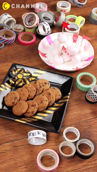 マステ使いこなし術♡Part3　お皿デコレーション