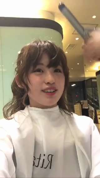 特別な日に♪表参道apish ritaでやのあんなのふんわりナチュラル前髪！