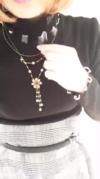 まこちょ♡今日の冬BUBBLES黒×チェックコーデ♪