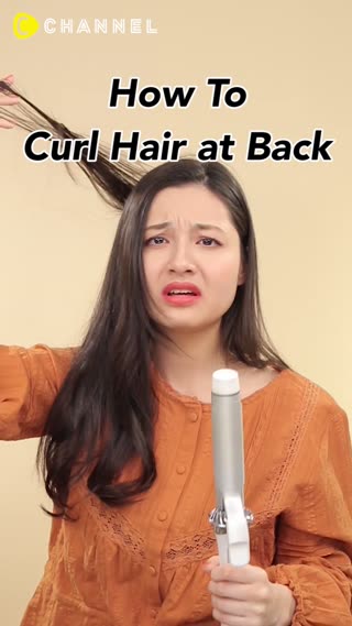 How To Curl Hair at Back 